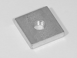 Сухарь пазовый квадратный М6, паз 10, B80