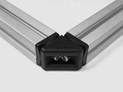 Пластиковый поворотный треугольный шарнир 40х40, B162