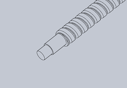 Обработка ШВП винта для посадки на опоры