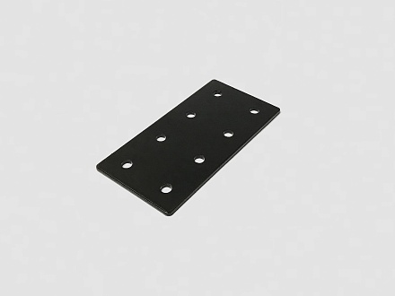 Соединитель 60х120 (черный), паз 8, A836