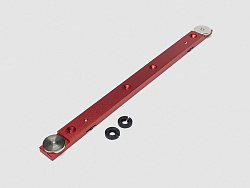 Алюминиевый ползун для T-track 19 серия, L = 300мм (красный), C88