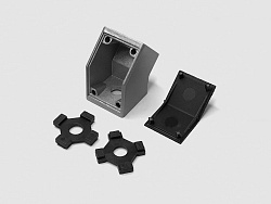 Угловой соединитель 30х30, 45 градусов, серия 30, C191