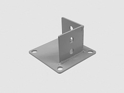 Площадка опорная 60х60, 4 паза, A943