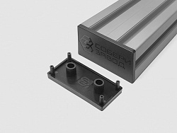 Заглушка торцевая 40 х 80 с логотипом, C157