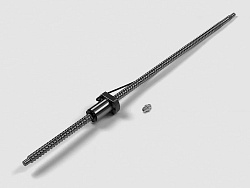 Обработанный винт ШВП с гайкой SFS1210, L = 1061мм, C262
