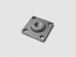 Адаптер 40х40_D (Алюм) для опоры М12, C189