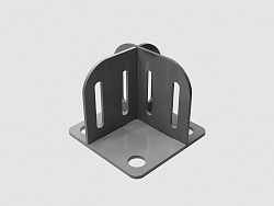 Площадка опорная под профиля 40х40, 40х80, 80х80, B106