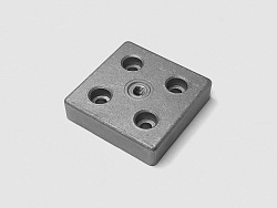 Адаптер 60х60_D (Алюм) для опоры М8, C188