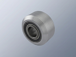 Комплект алюминиевый мини ролик + подшипник