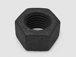 Гайка шестигранная М16 DIN 934, черная цинк-ламель, A295