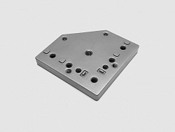 Плита для крепления опоры 120х120, 40 серия, шаг 70x70, М12, C222